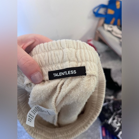 Talentless Modal Classic Shorts Cream Small - Picture 4 of 5